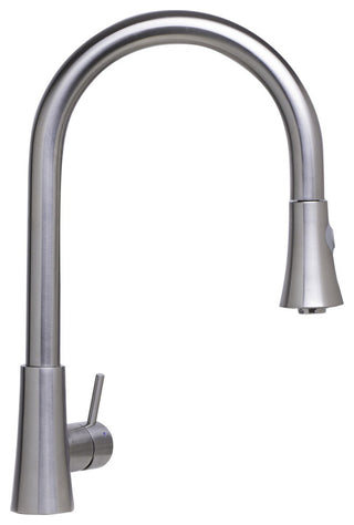 AB2034-BSS Solid Brushed Stainless Steel Pull Down Single Hole Kitchen Faucet