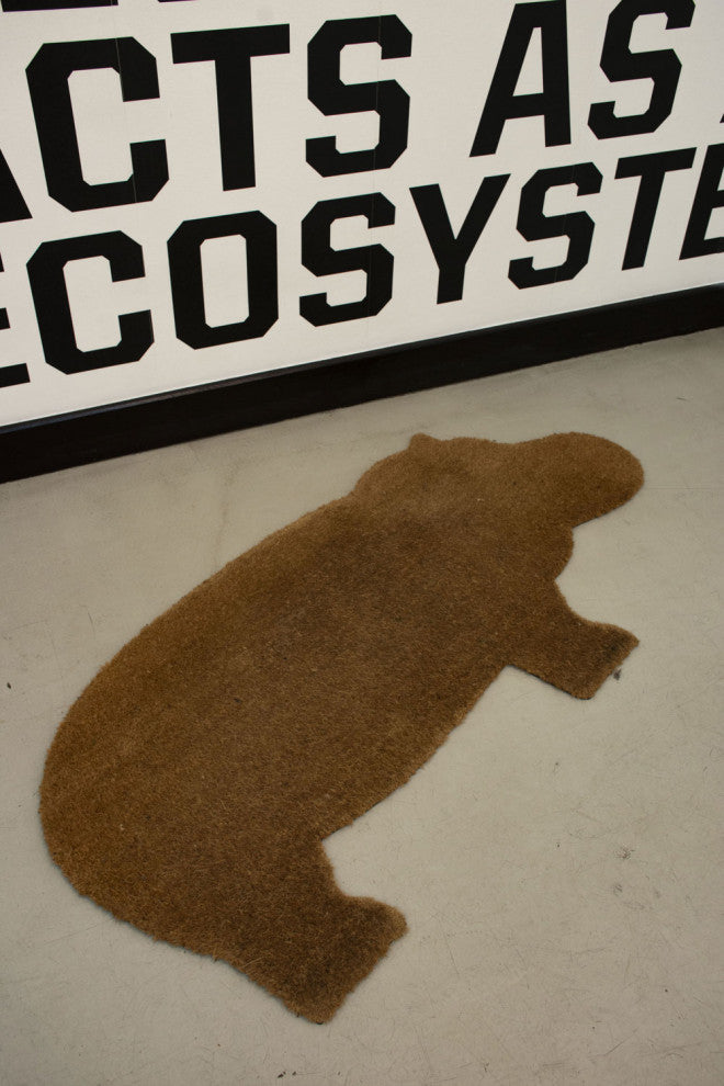 Droog Design Hippo, Unique Shaped Door Mat