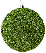 6" Olive Beaded Ball Drilled 4/Bag