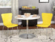 3-Piece Pisa Dining Set, Yellow