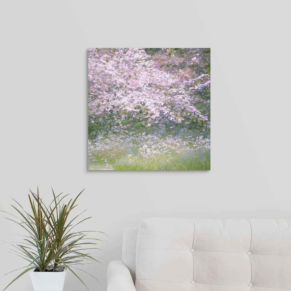 "Floral Froth I" Wrapped Canvas Art Print, 20"x20"x1.5"