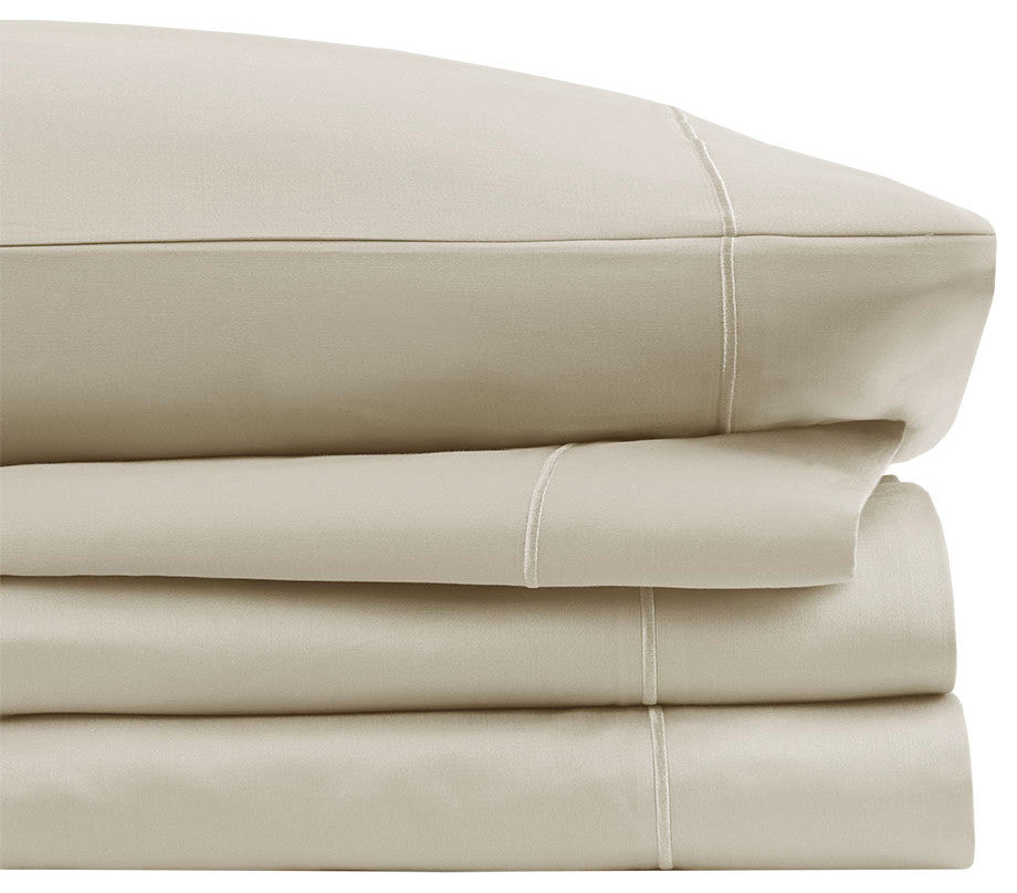 Beautyrest 600 Thread Count Cooling 4-Piece Sheet Set, Sand, Queen