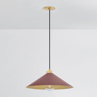 Hudson Valley Lighting Clivedon Pendant By Mark D. Sikes, Soft Crimson