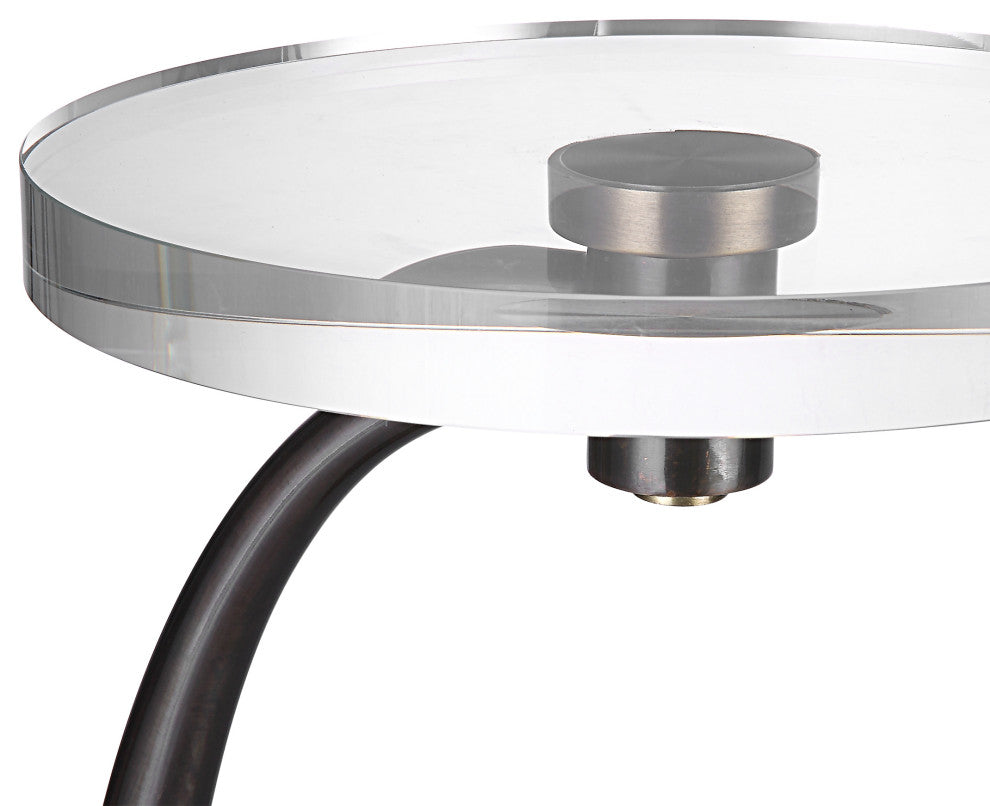 Uttermost Waveney Bronze Drink table