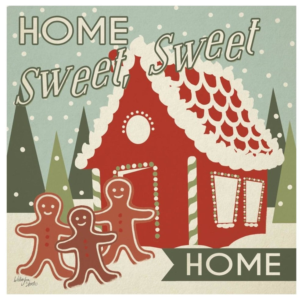 "50s Christmas III" Digital Paper Print by Wellington Studio, 42"x42"