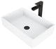 Magnolia 21"L x 14"W MatteStone Vessel Sink and Amada 10"H Faucet Set