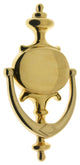 Genuine Solid Brass Claremont Knocker, Polished Brass