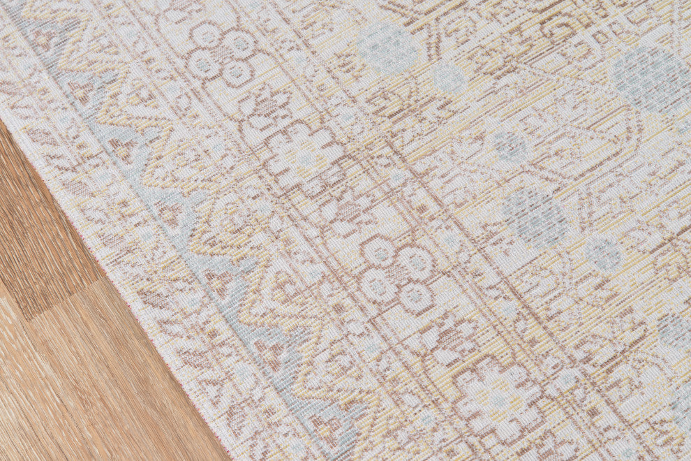 Momeni Isabella ISA-3 Area Rug, Blue, 5'3"x7'3"