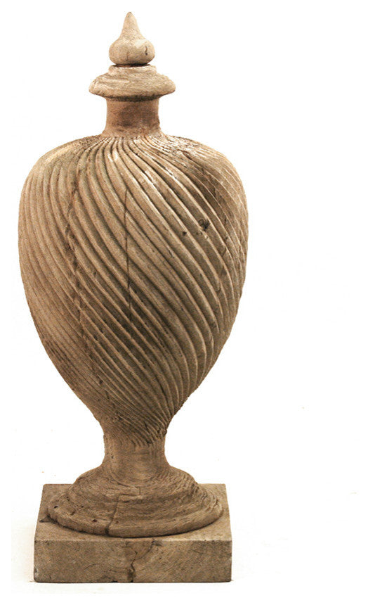 Julius Wooden Finial Urn by Zentique