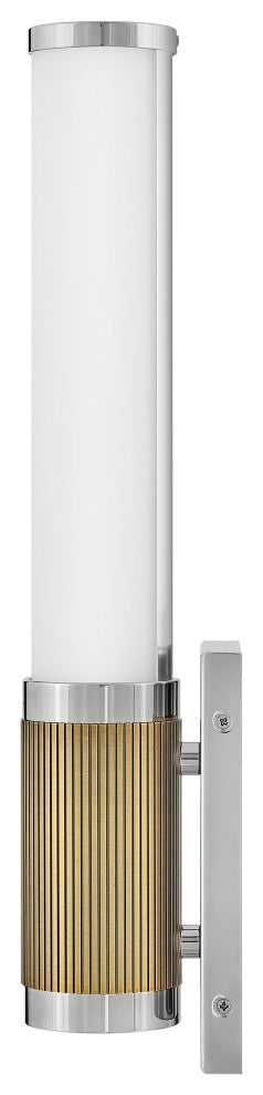 Hinkley Zevi Medium Led Vanity, Polished Nickel