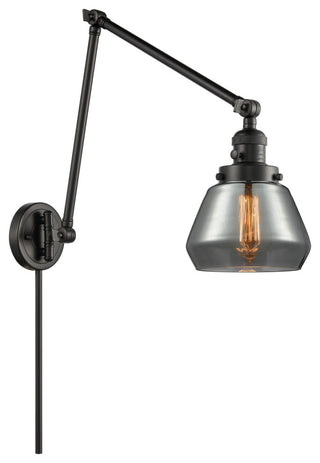Fulton Swing Arm With Switch, Matte Black, Plated Smoke, Plated Smoke