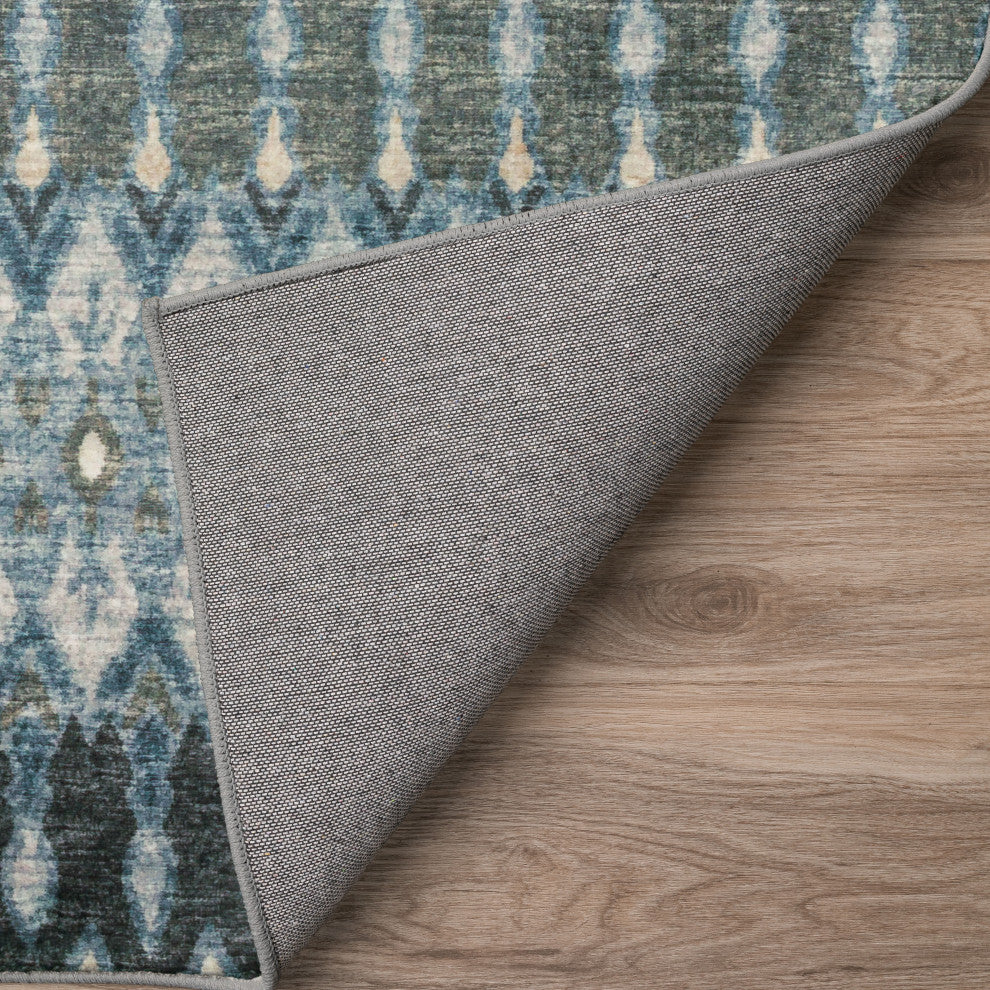 Dalyn Brisbane BR1 Mineral Blue 1'8" x 2'6" Rug