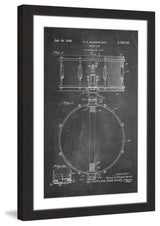 "Snare Drum 1939 Chalk" Framed Painting Print