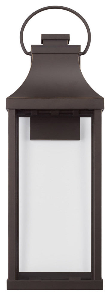 Capital Lighting 946441-GL Bradford 27" Tall Outdoor Wall Sconce - Black