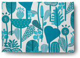 5' x 7' Flower Forest Spring Chenille Indoor/Outdoor Rug