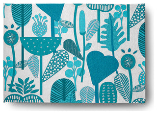 5' x 7' Flower Forest Spring Chenille Indoor/Outdoor Rug