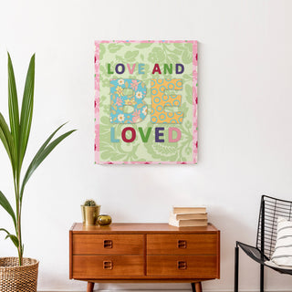 Love and Be Loved 20x24 Canvas Wall Art