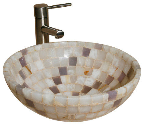 L-VMR-SS-16WL Polished #5 Vessel Sink