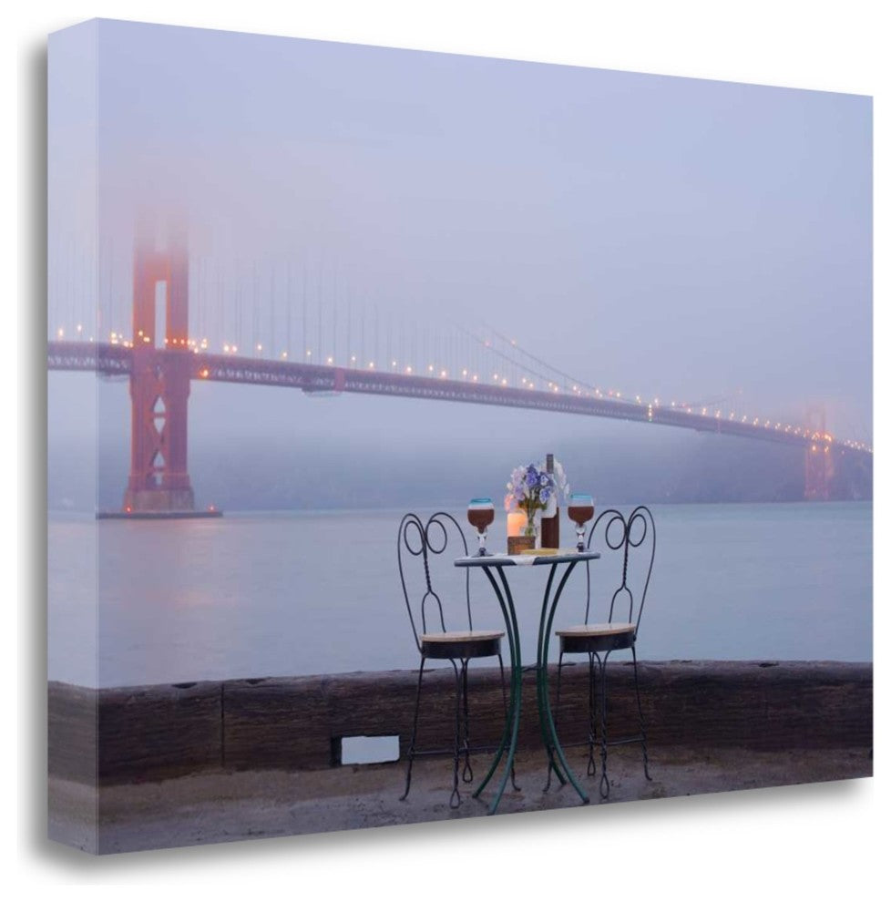 "Dream Cafe Golden Gate Bridge - 53" By Alan Blaustein, Gallery Wrap Canvas
