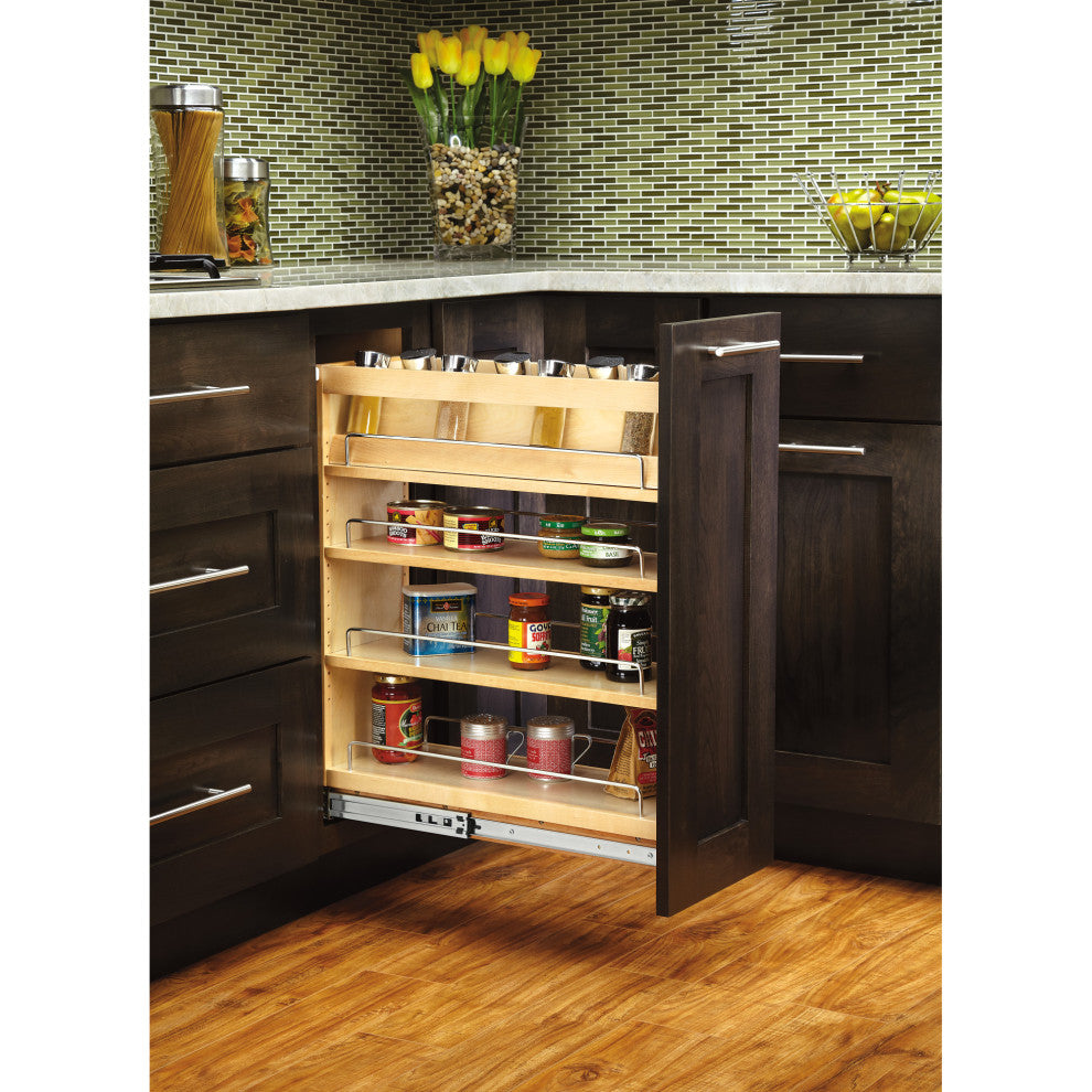 Wood Spice Insert Accessory for 448 Series Soft Close Organizer, 10"