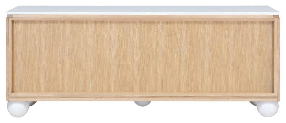 Cardiff Sideboard/Buffet, Natural/White