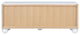 Cardiff Sideboard/Buffet, Natural/White