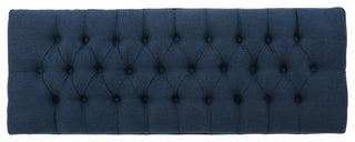 Tasette Traditional Button Tufted Fabric Bench