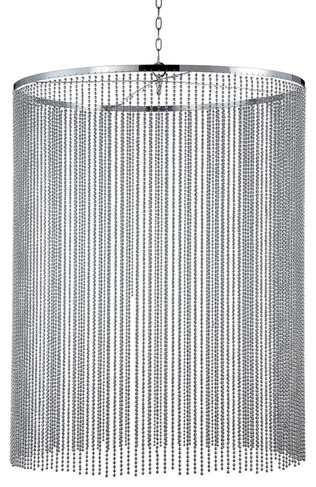 Bloomington, S Bead Curtain, Chrome