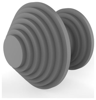 Designer Cabinet Knob, Matte Gray