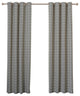 Plaid 2-Tone Plaid Curtains, Pair, Gray, 96"