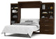 Bestar Pur By Bestar 126 Queen Wall Bed Kit, Chocolate