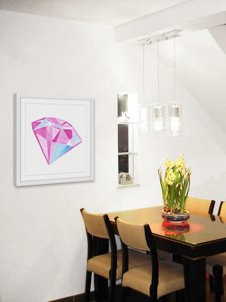 "Diamond" Framed Painting Print