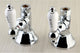 Kingston Brass Straight Stop Shut Off Valve, Polished Chrome