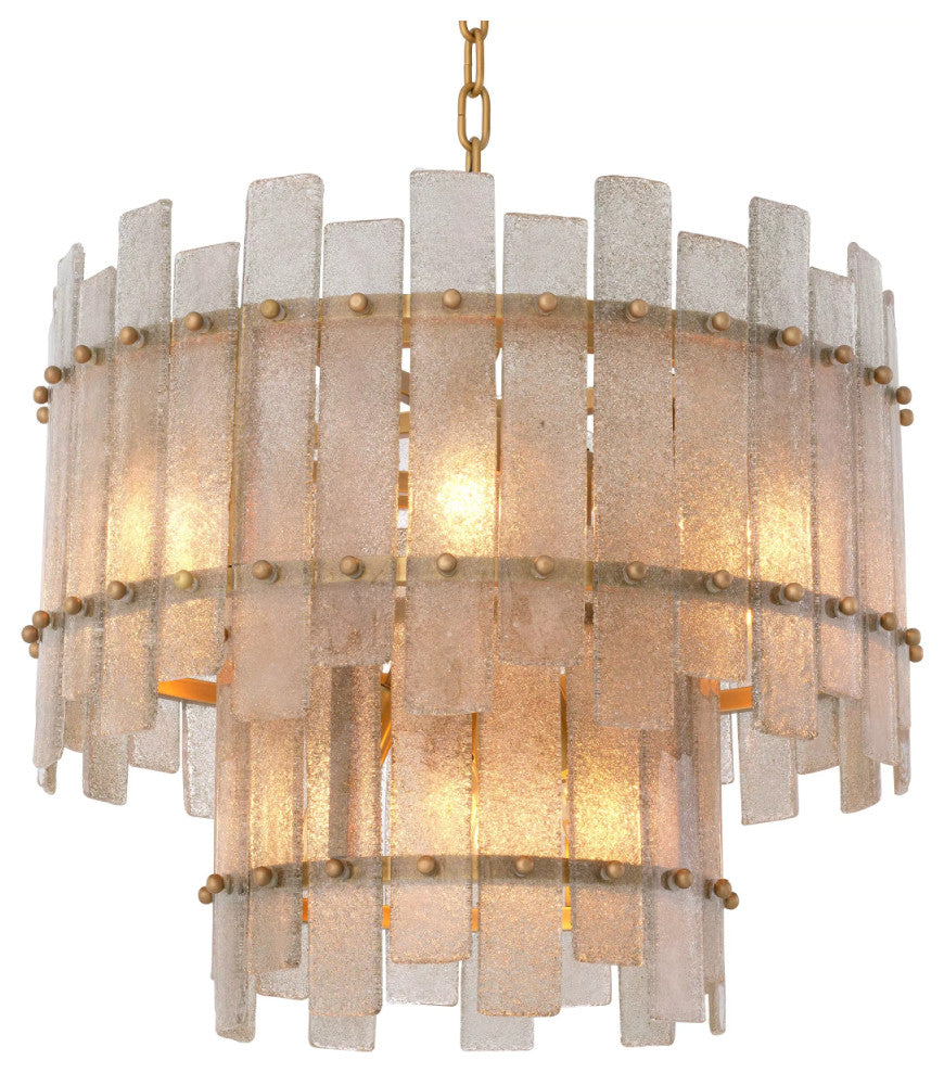 Frosted Hand-Blown Glass Chandelier | Eichholtz Caprera