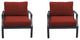 Lexington Club Chair 2 Per Box in Terracotta