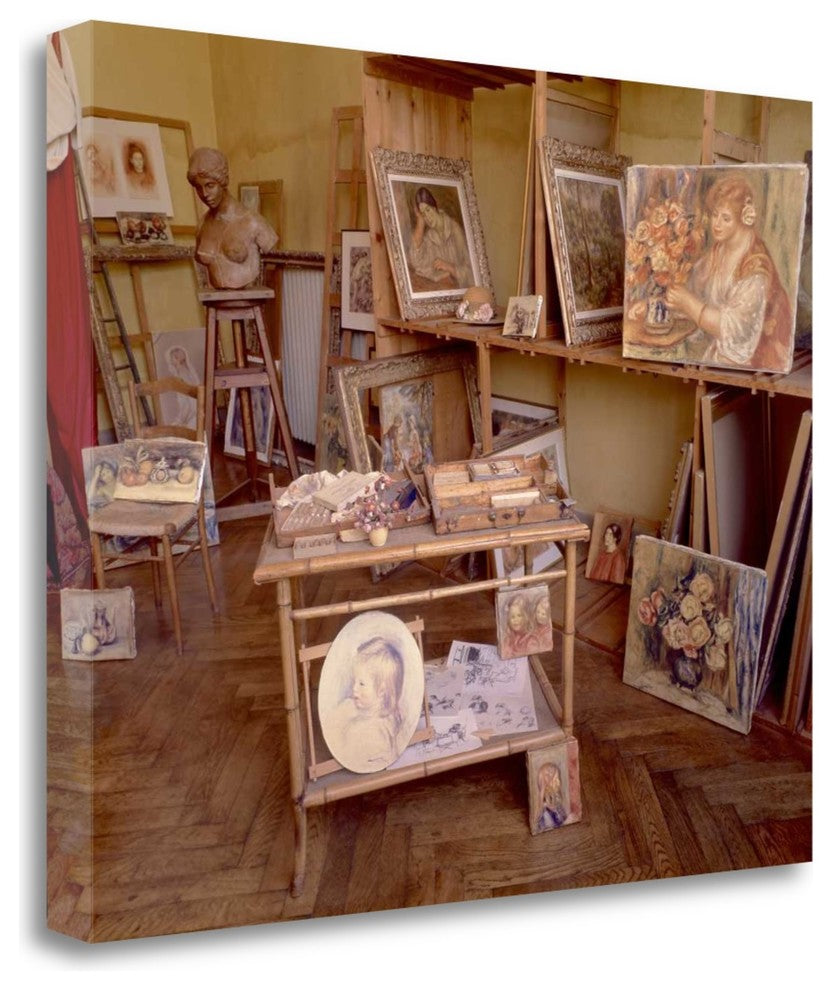 "Banc De Jardin - 30" By Alan Blaustein, Giclee Print on Gallery Wrap Canvas