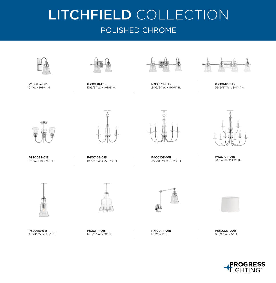 Litchfield 1-Light Bath
