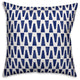 Blue Watercolor Diamonds Outdoor Throw Pillow, 18x18