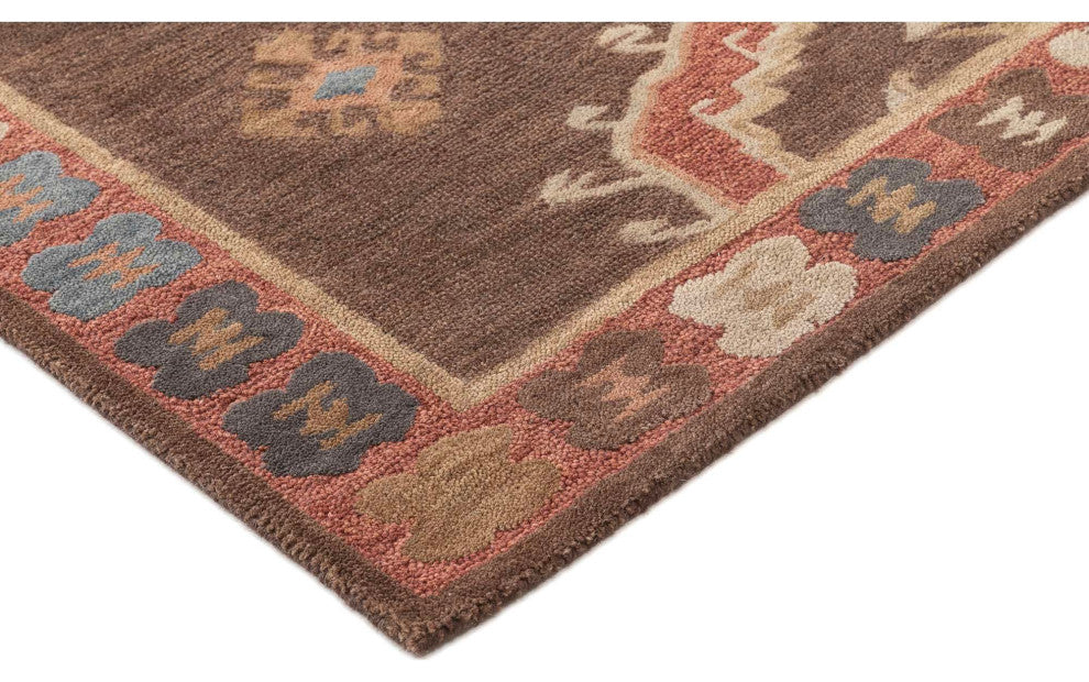 Noble Dusk Area Rug, Brown, 2'6"x8'
