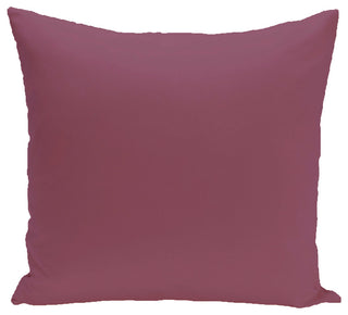 Solid Pillow, Passion Flower, 18"x18"