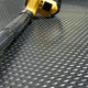 Rubber-Cal Diamond Plate Rubber Flooring Rolls, 3mm, 4'x15'