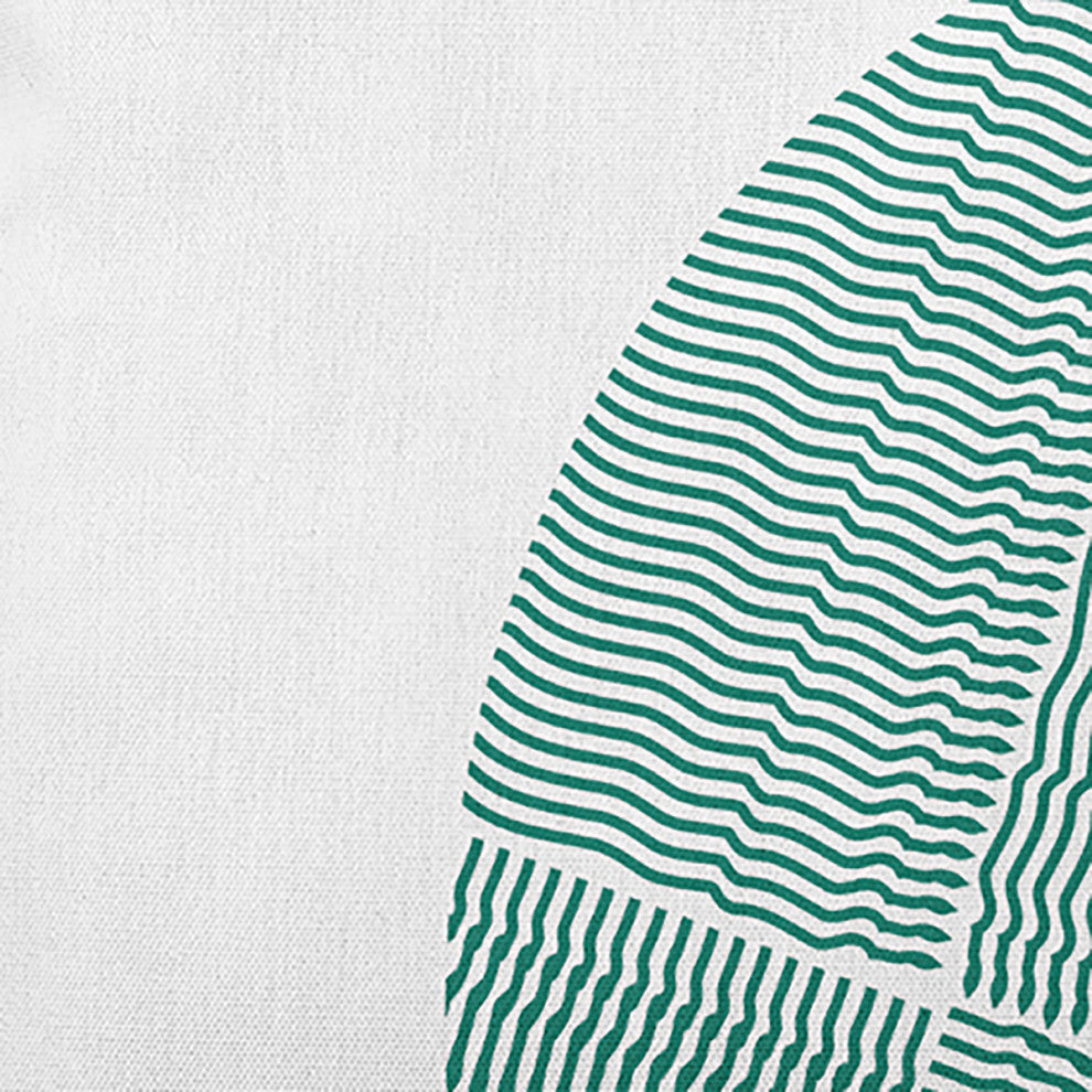 Big Circle Polyester Indoor Pillow, Kelly Green, 18"x18"