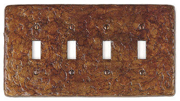 Wall Plate Cover 6.5"x4.5", Wrought Decorative Bronze wall switch plate cover