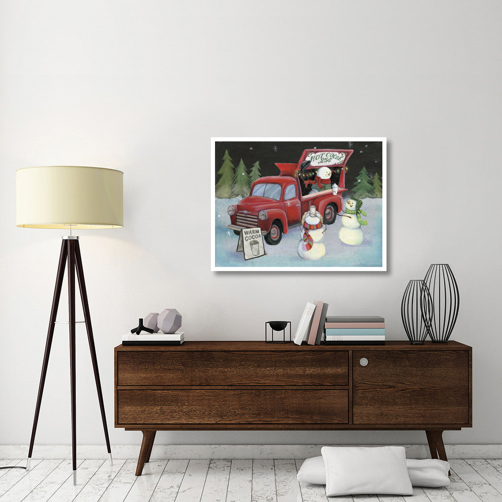 "Christmas on Wheels IV" Digital Paper Print by Mary Urban, 42"x32"