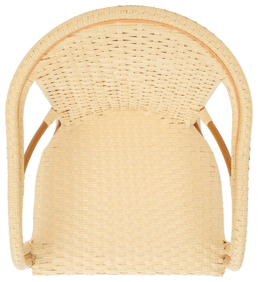 Safavieh California Counter Stool W Arm, Natural
