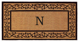 Calloway Mills Abbington Monogram Doormat, 36"x72", Letter N