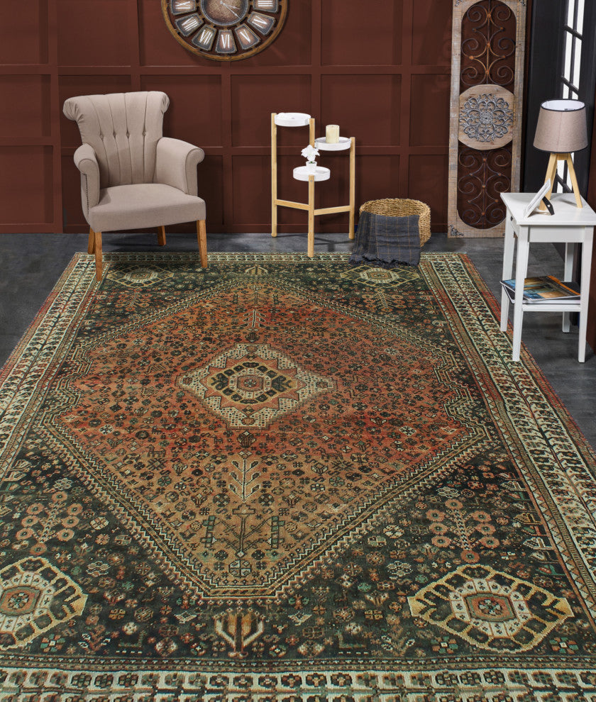Semi-Antique Lawford Rust Rug