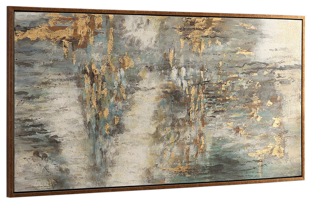Uttermost Behind The Falls Abstract Art