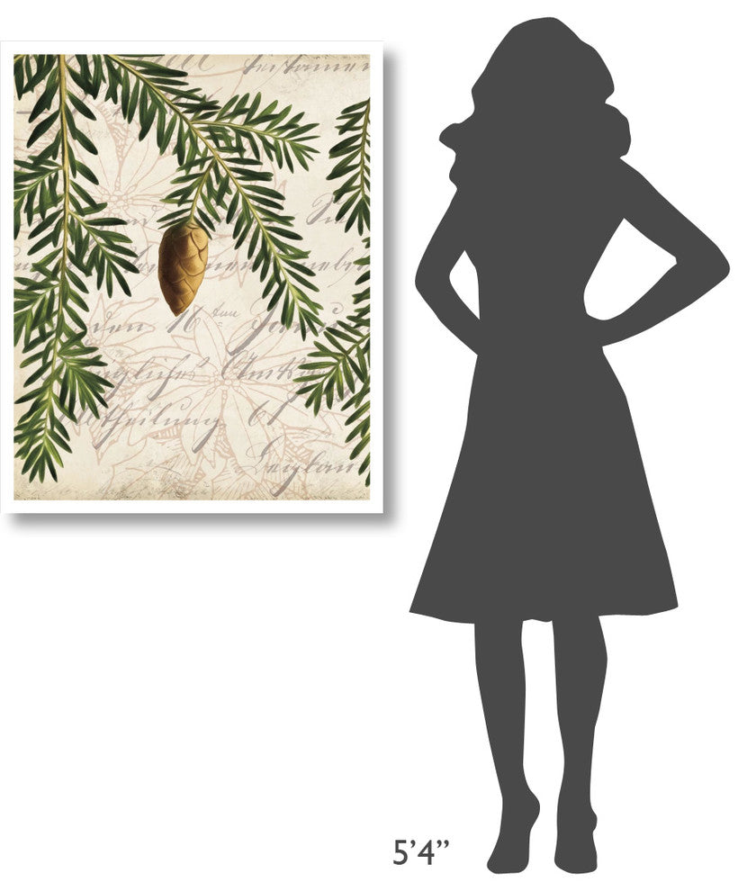 "Vintage Noel IV" Digital Paper Print by Katie Pertiet, 30"x37"