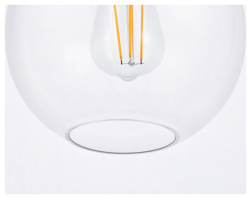 Living District Emett 1-Light Plug-In Pendant Black
